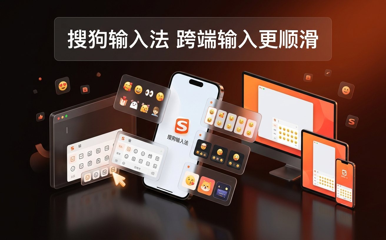 搜狗输入法皮肤与表达功能界面